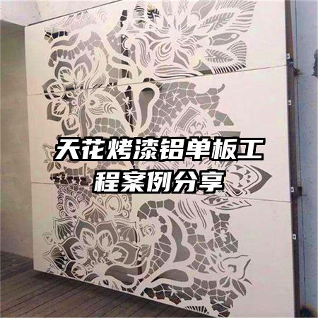 天花烤漆铝单板工程案例分享